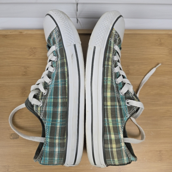Converse Plaid Low-Top Sneakers - Picture 7 of 13
